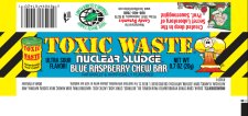 Toxic Waste Nuclear Sludge Blue Raspberry Chew Bar