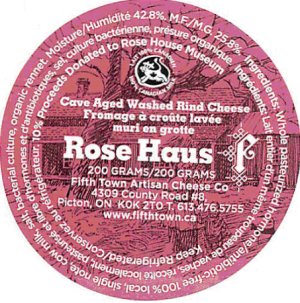 Rose Haus Cave Aged Washed Rind Cheese - Fifth Town Artisan Cheese Co.