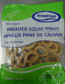 Oceanprime Brand Breaded Squid Rings Salt & Pepper