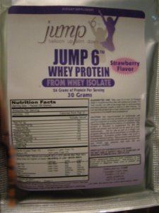 Jump 6 brand Strawberry Flavour Whey Protein
