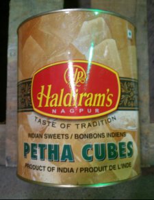 bonbons indiens Petha Cubes de marque Haldiram's Nagpur
