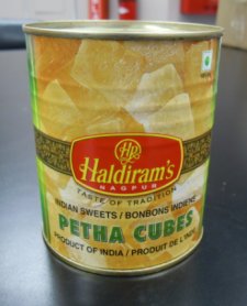 Haldiram's Nagpur brand Petha Cubes Indian Sweets
