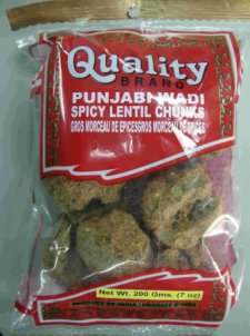 morceaux de lentilles épicées Punjabi Wadi Gros morceau de epices de marque Quality - 200 grams