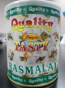 Super Tasty Rasmalai de marque Quality