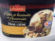 Irresistibles brand Cookie Dough & Brownies Ice Cream - french