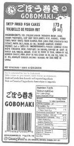 Ocean Food - Gobomaki - Fricadelles de poisson frit