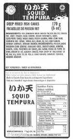 Ocean Food - Squid Tempura (tempura de calmar) – Fricadelles de poisson frit