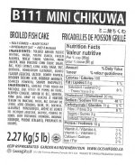 Ocean Food - Mini Chikuwa - Fricadelles de poisson grillé