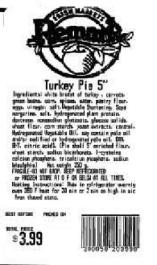 Remark Fresh Markets - Turkey Pie