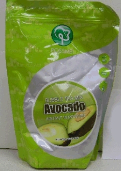 Bubble tea mix avocado instant in powder