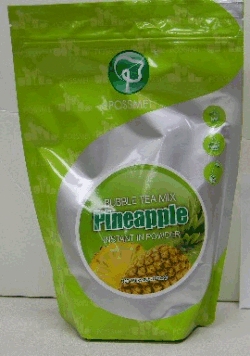 Bubble tea mix pineapple instant in powder