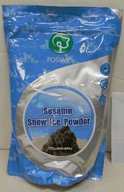 Sesame snow ice powder