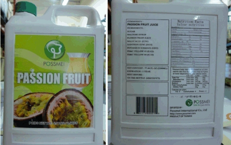 Possmei - Passion Fruit Juice