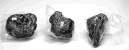 Les dindes congelées - Ces produits sont emballés sous film thermorétractable.