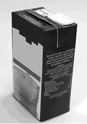 Les emballages de type Tetra Pack - vue de côté
