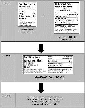This image shows the three levels of the Size of Format [B.01.455].