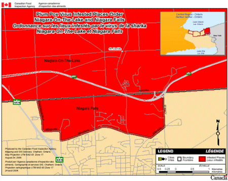 City of Niagara Falls Quarantine Area