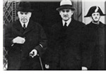 W.L. Mackenzie King and W.A. Riddell at Geneva in September 1936.