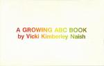 Cover of book, A GROWING ABC BOOK