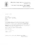 Lettre d'Irene Aubrey à Ann Blades en date du 28 octobre 1986 la félicitant d'avoir remporté le prix Elizabeth Mrazik-Creaver