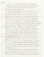 Typescript of speech given by Ann Blades upon winning the Cleaver Award, page 1