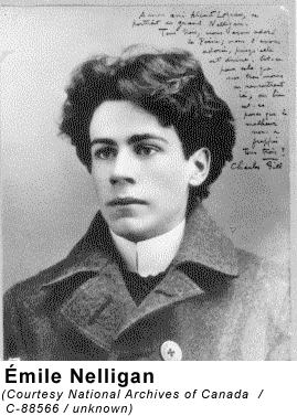 Photograph of Émile Nelligan (1879-1941)