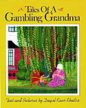 Grandma in Green chair illustrated in Tales of a Gambling Grandma