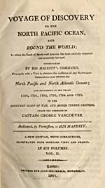 Title page: George Vancouver's journal
