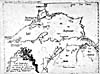 Map: "Lac Superieur," by the Jesuits Claude Dablon and Claude Allouez, [1672]