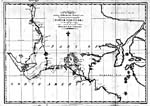 Map: "A Map Exhibiting Mr. Hearnes Tracks in His Two Journies 1770, 1771, & 1772", by Samuel Hearne, 1795