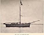 Drawing: Amundsen's ship, the Gjöa
