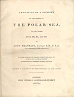 Image: Page from Franklin's account of his 1819-1821 voyage