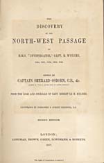 Image: Title page of McClure's account of his 1850-1854 voyage