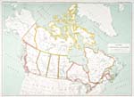 Map: "Canada's Territorial Divisions," 1915
