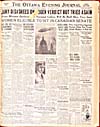 « Women Eligible to Sit in Canadian Senate » [« Les femmes sont admises à siéger au Sénat canadien »], 18 octobre 1929, <em>The Ottawa Evening Journal, </em>Ottawa (Ontario)