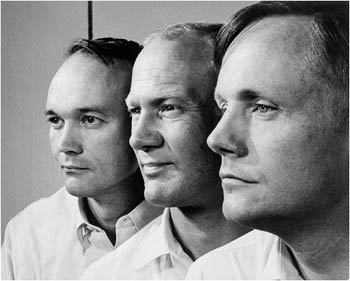 Michael Collins, Edwin Aldrin and Neil Armstrong