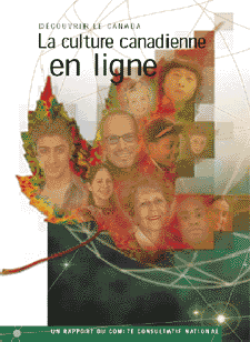 Couverture du rapport La culture canadienne en ligne