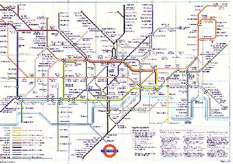 Map of the London Underground