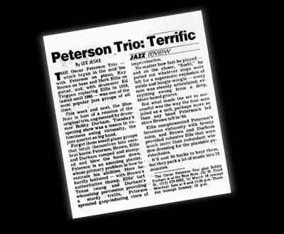 Peterson Trio: Terrific