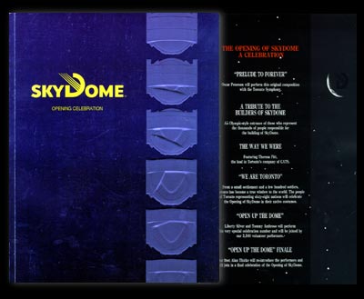 Program: SkyDome Opening Celebration