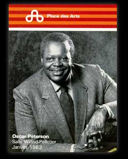 Program: Oscar Peterson, Place des Arts