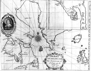 Carte géographique: The Strange and Dangerous Voyage of Captain Thomas James, in His Intended Discovery of the Northwest Passage[...]