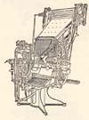 Illustration of a linotype machine
