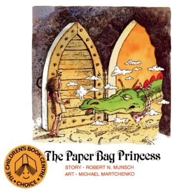 Page couverture tirée de Robert N. Munsch - « The Paper Bag Princess »