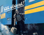Book cover: Barbara O'Kelly and Beverley Allinson - "All Aboard! A Cross-Canada Adventure"