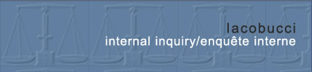 Iacobucci internal inquiry